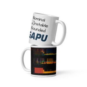 White glossy mug