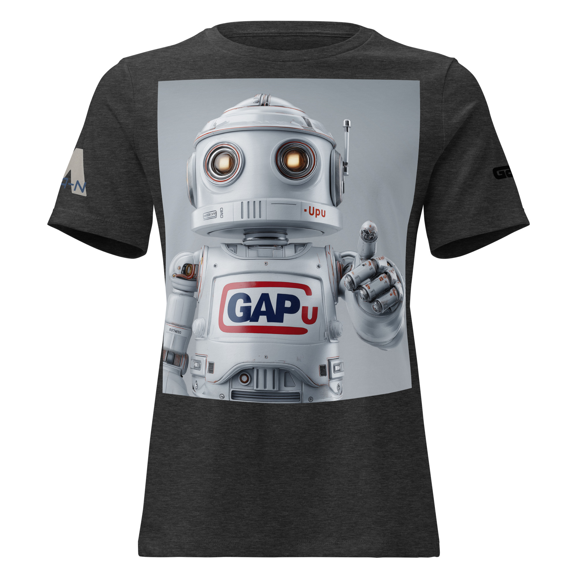 GAPU ROBOT Women's Relaxed T-Shirt FRONT LARGE - Image 5