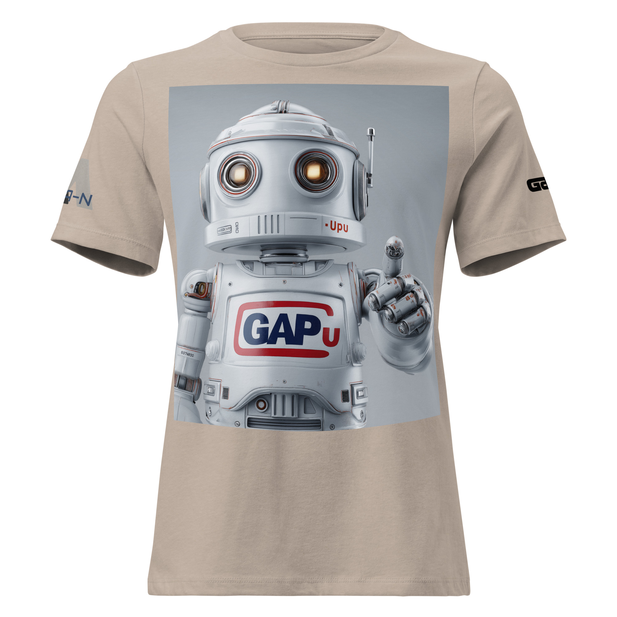 GAPU ROBOT Women's Relaxed T-Shirt FRONT LARGE - Image 11