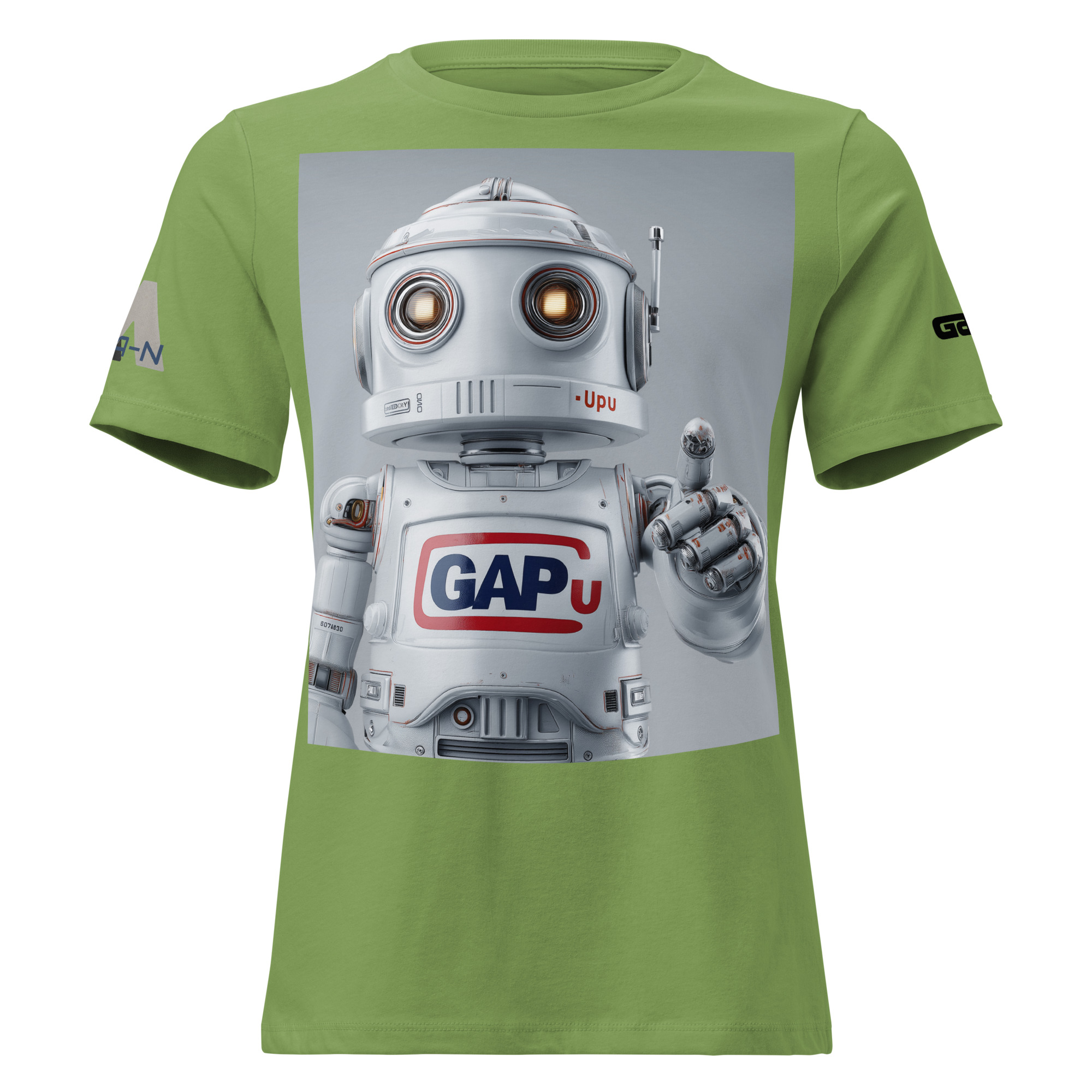 GAPU ROBOT Women's Relaxed T-Shirt FRONT LARGE - Image 8